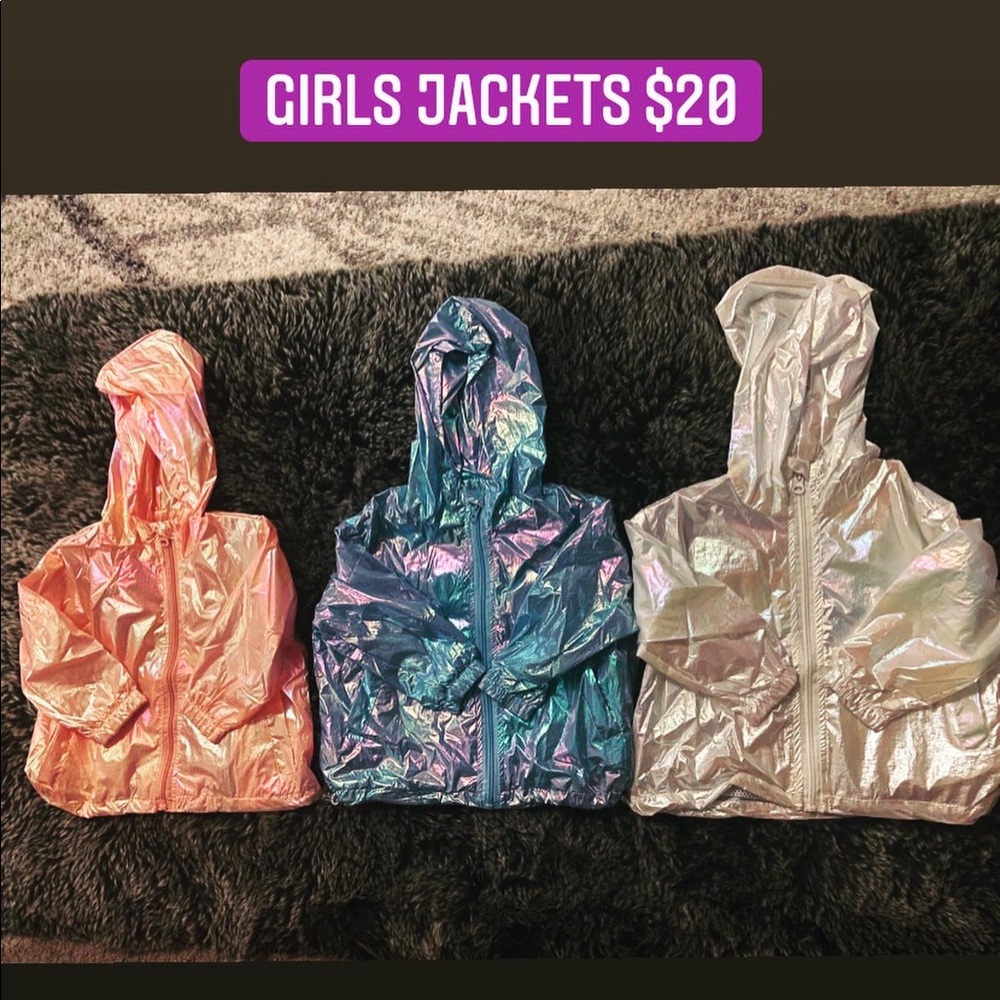 Girls fluorescent jackets